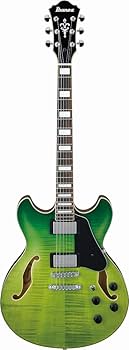 Amazon | Ibanez AS73FM Green Valley Gradation セミアコギター
